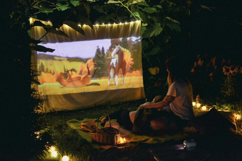 outdoor cinema experience