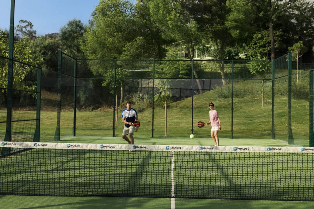 Padel court at Club Med Magna Marbella in Sierra Blanca